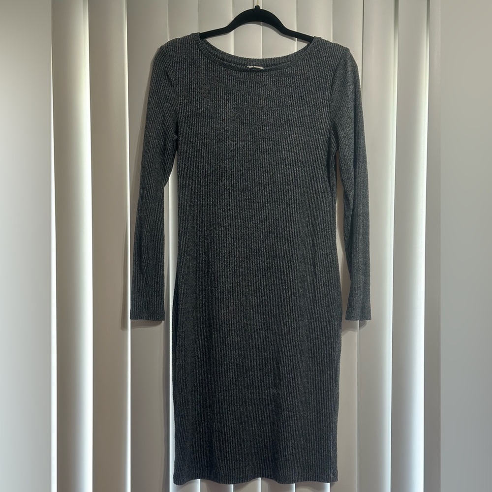 a new day Charcoal Long Sleeve Dress